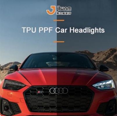 Çıkarılabilir Tutkal Araba Far Koruyucu PPF Far Tonu Filmi 0.3x15 m
